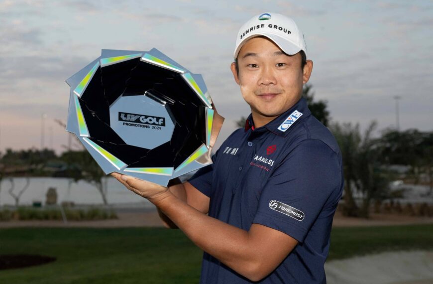 Lee Chieh-po won LIV Golf Promotions by two strokes on Saturday at Riyadh Golf Club.