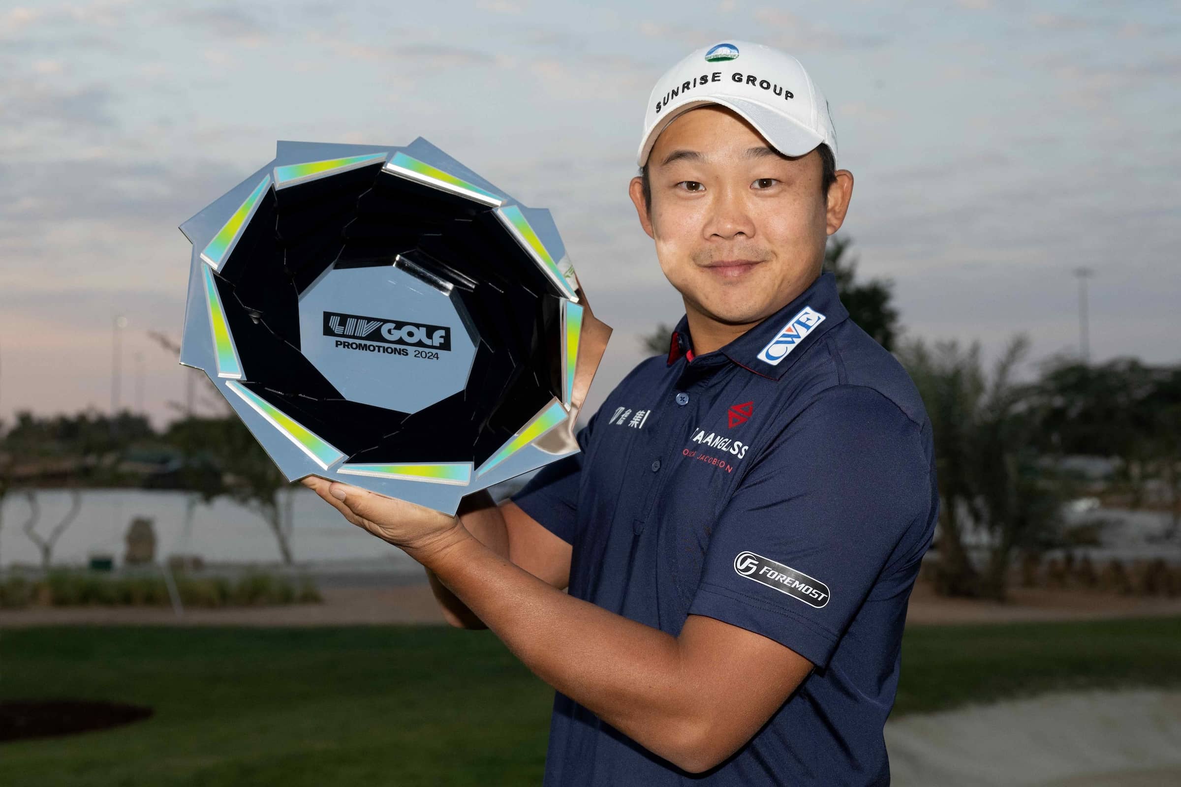 Lee Chieh-po won LIV Golf Promotions by two strokes on Saturday at Riyadh Golf Club.