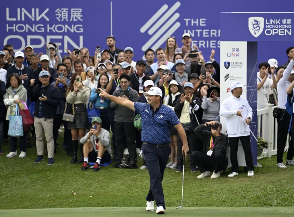 Patrick Reed on his way to carding a 59 at the Link Hong Kong Open, the eighth of 10 events on The International Series calendar in 2024.