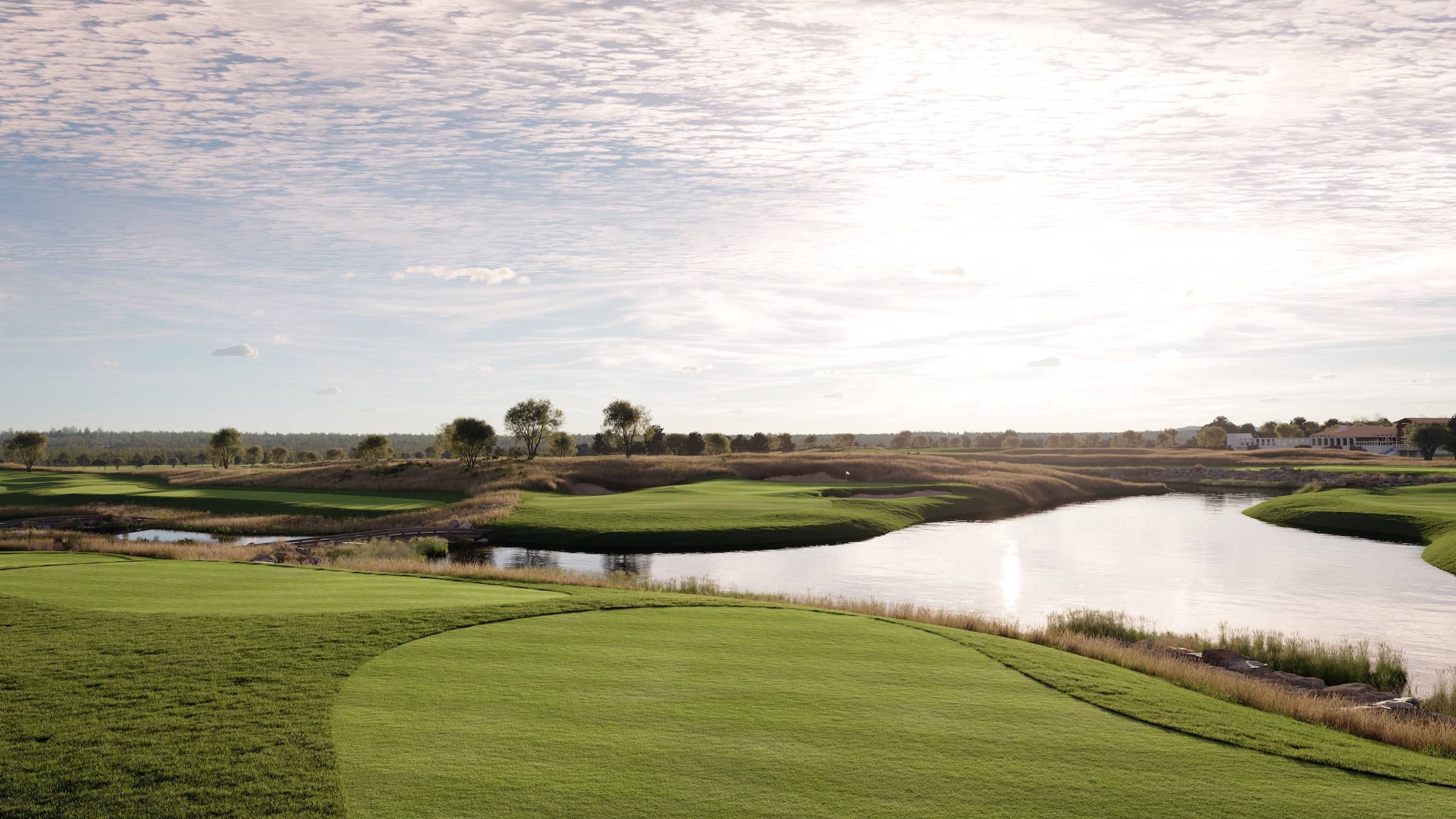 The signature 18-hole championship course will be joined by a new luxury clubhouse and private reception