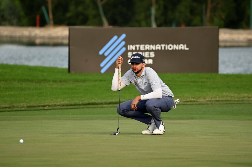 John Catlin pictured at Doha Golf Club during International Series Qatar