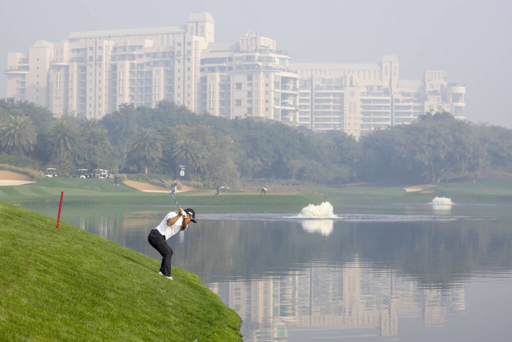 Kazuki Higa pictured at DLF Golf and Country Club