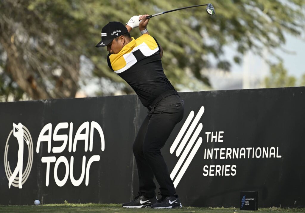 Miguel Tabuena of the Philippines pictured at Doha Golf Club