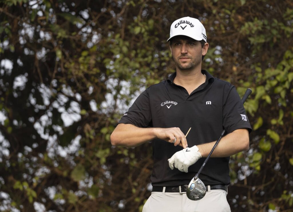 Ollie Schniederjans pictured at DLF Golf and Country Club