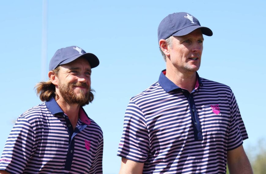 Tommy Fleetwood and Justin Rose