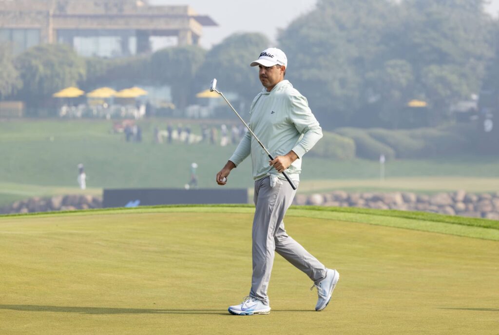 Chase Koepka pictured at DLF Golf and Country Club, during International Series India presented by DLF