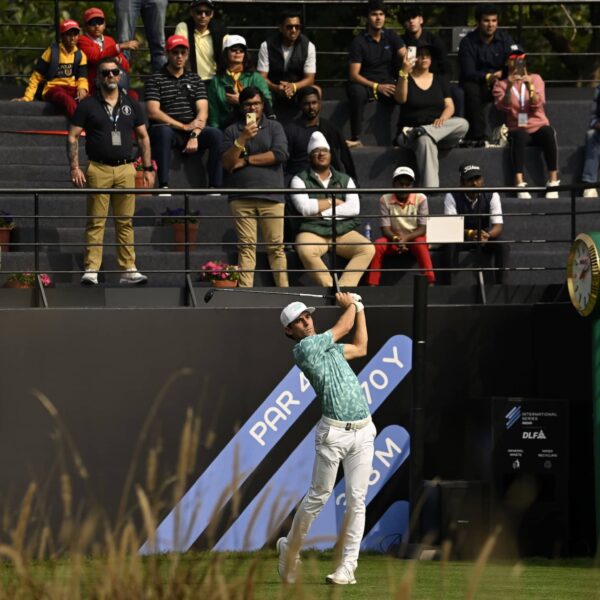 Joaquin Niemann pictured at DLF Golf and Country Club