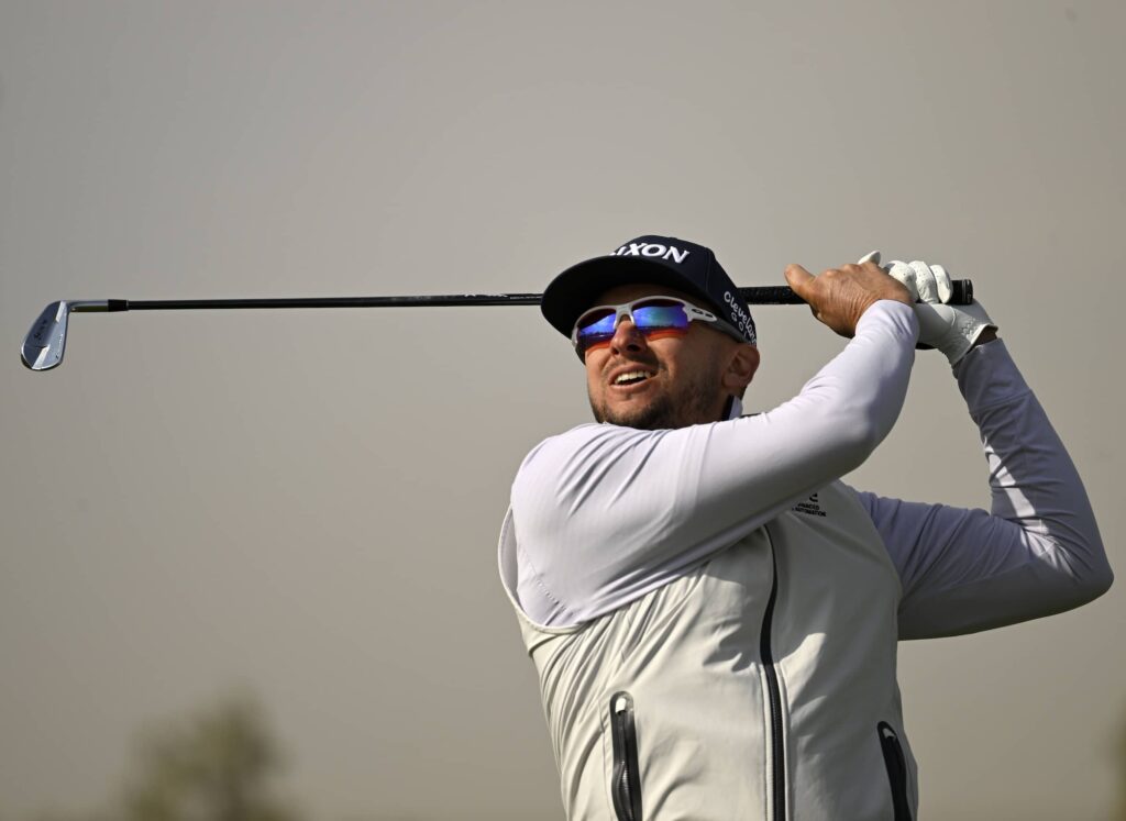 John Catlin pictured at Macau Golf & Country Club during International Series Macau