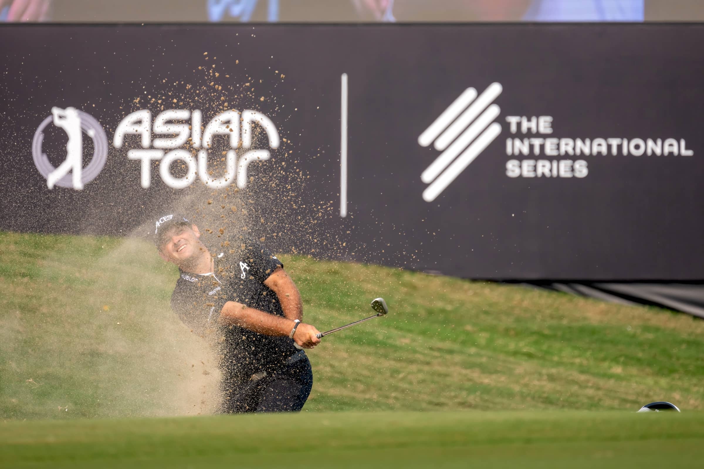 LIV Golf star Patrick Reed, the 4Aces GC player, pictured at Macau Golf and Country Club during International Series Macau