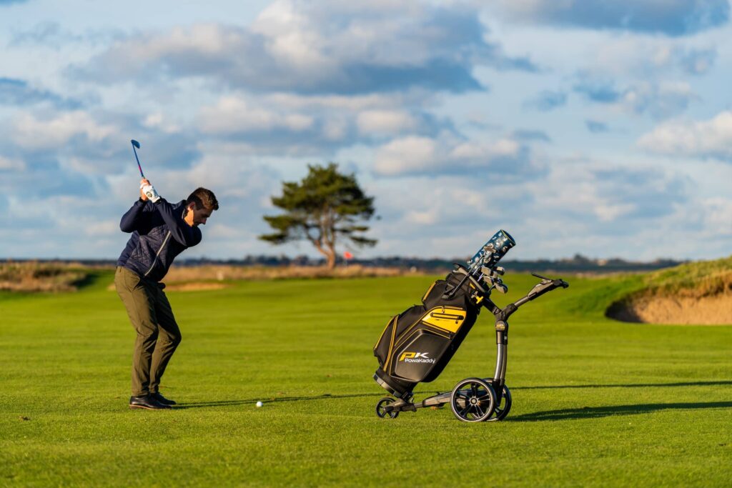 PowaKaddy Trolley on golf course