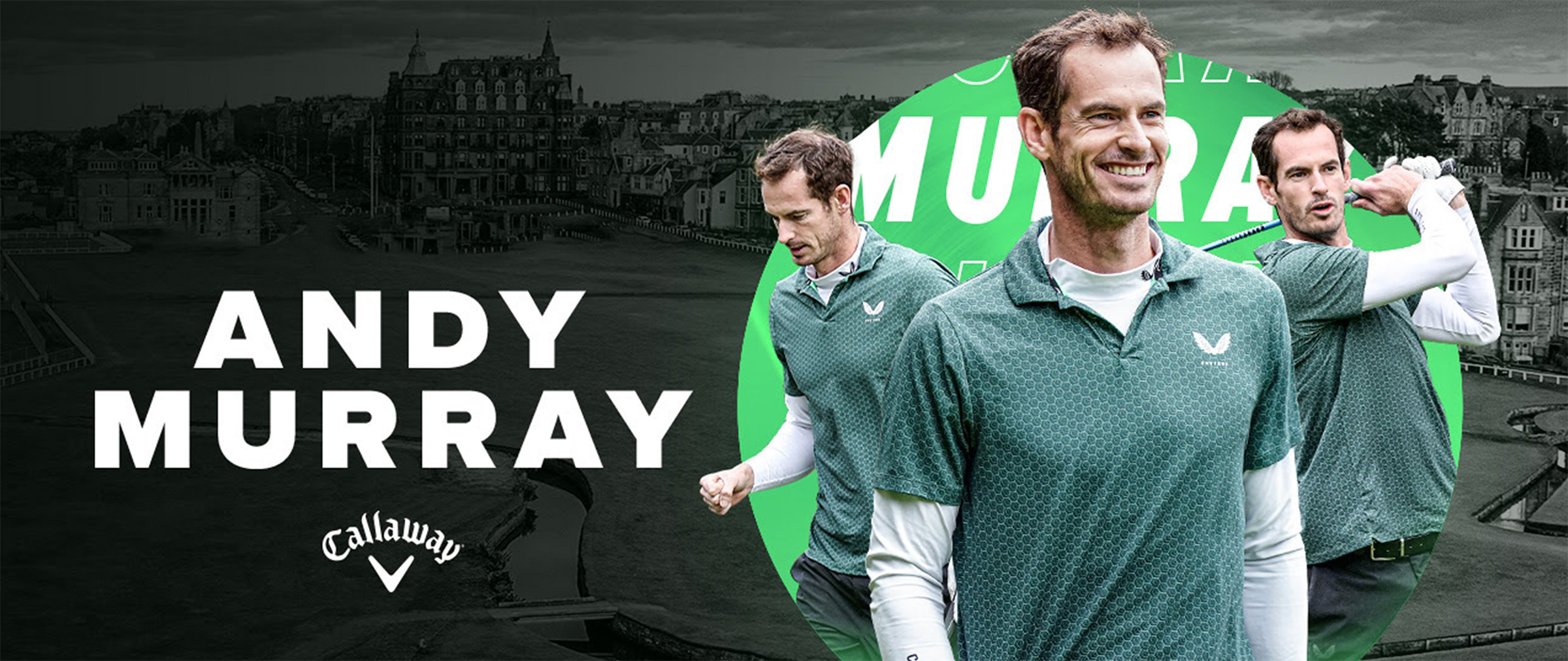 Andy Murray Callaway Golf Ambassador