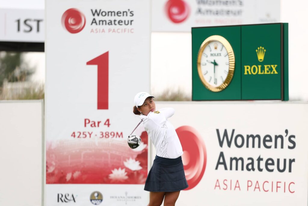 Jeneath Wong of Malaysia won the Women's Amateur Asia-Pacific championship by one shot