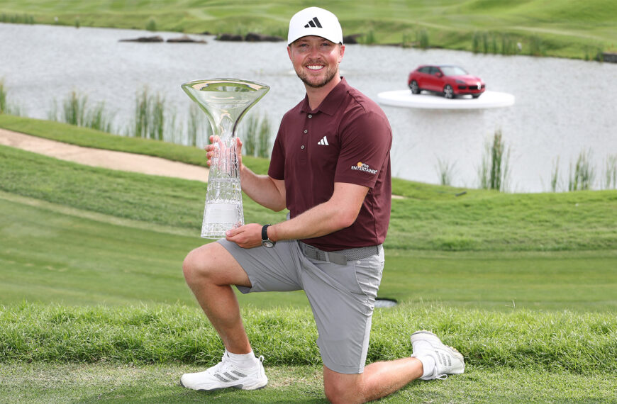 Richard Mansell winner of the 2025 Porsche Singapore Classic