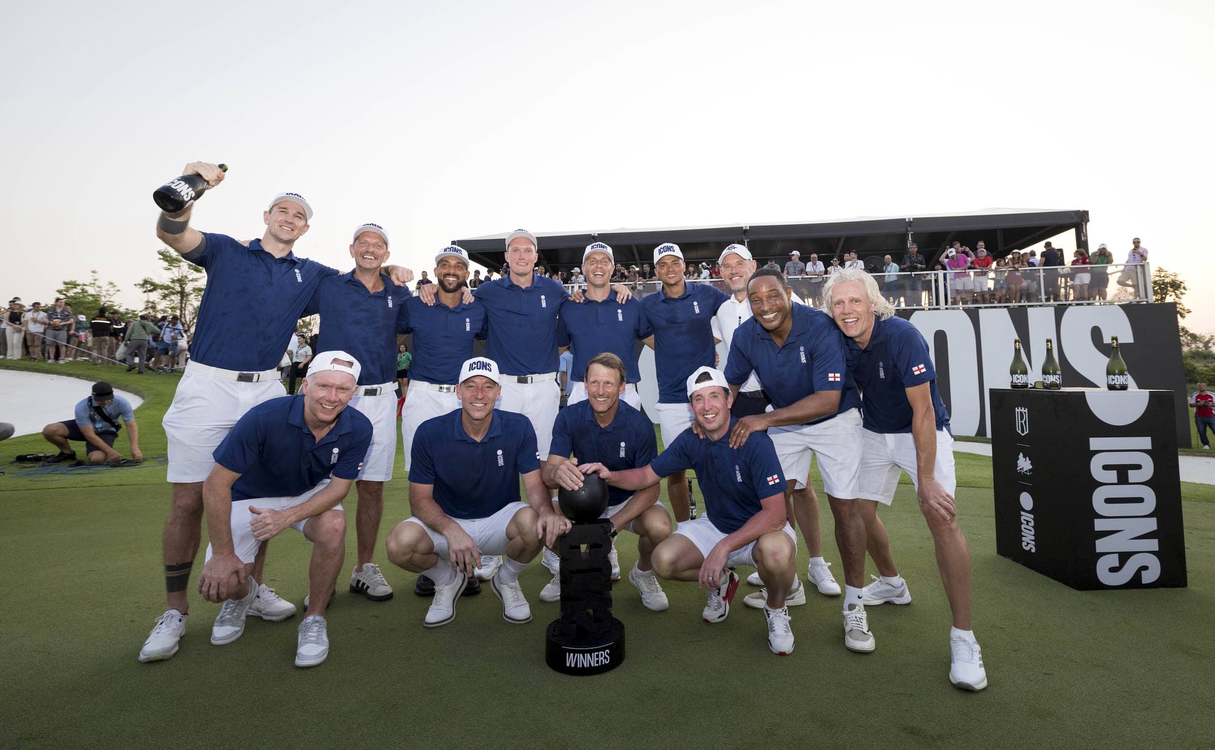 Team England winner of the ICONS of Football Golf Tournament 2025