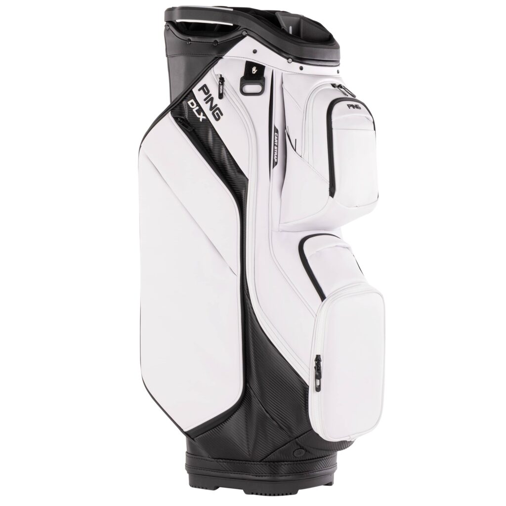 PING DLX White Bag Cart