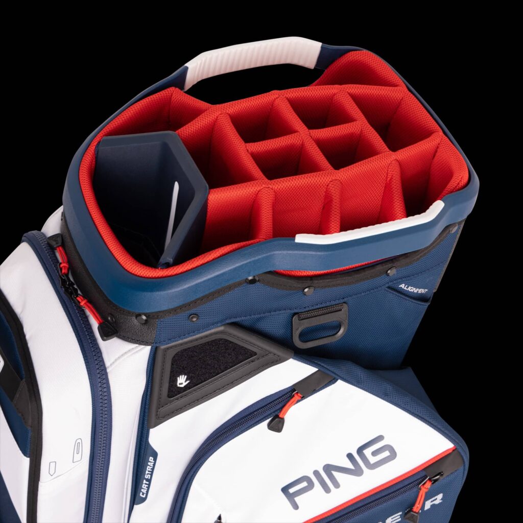 PING Pioneer Navy_White_Red BagTopper