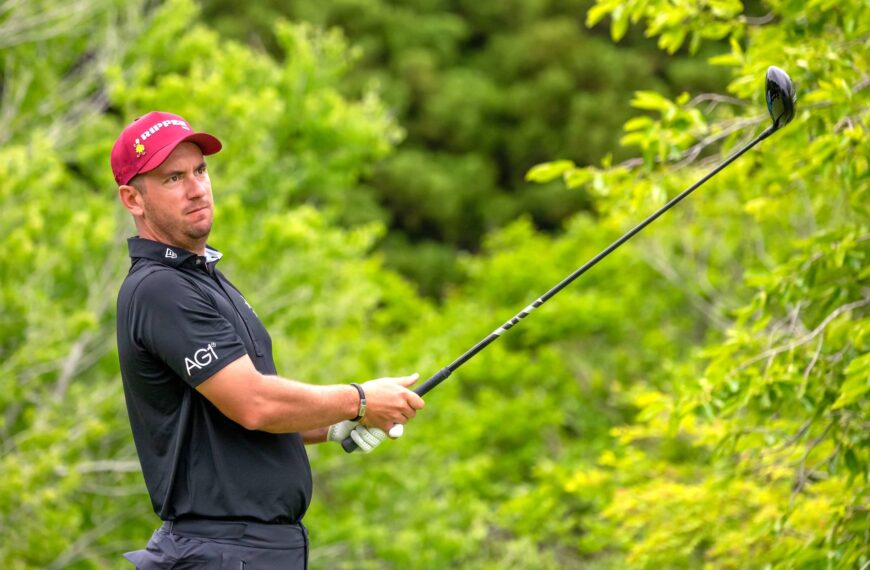 Australian LIV Golf player Lucas Herbert pictured during the third round of International Series Japan presented by Moutai at Caledonian Golf Club.