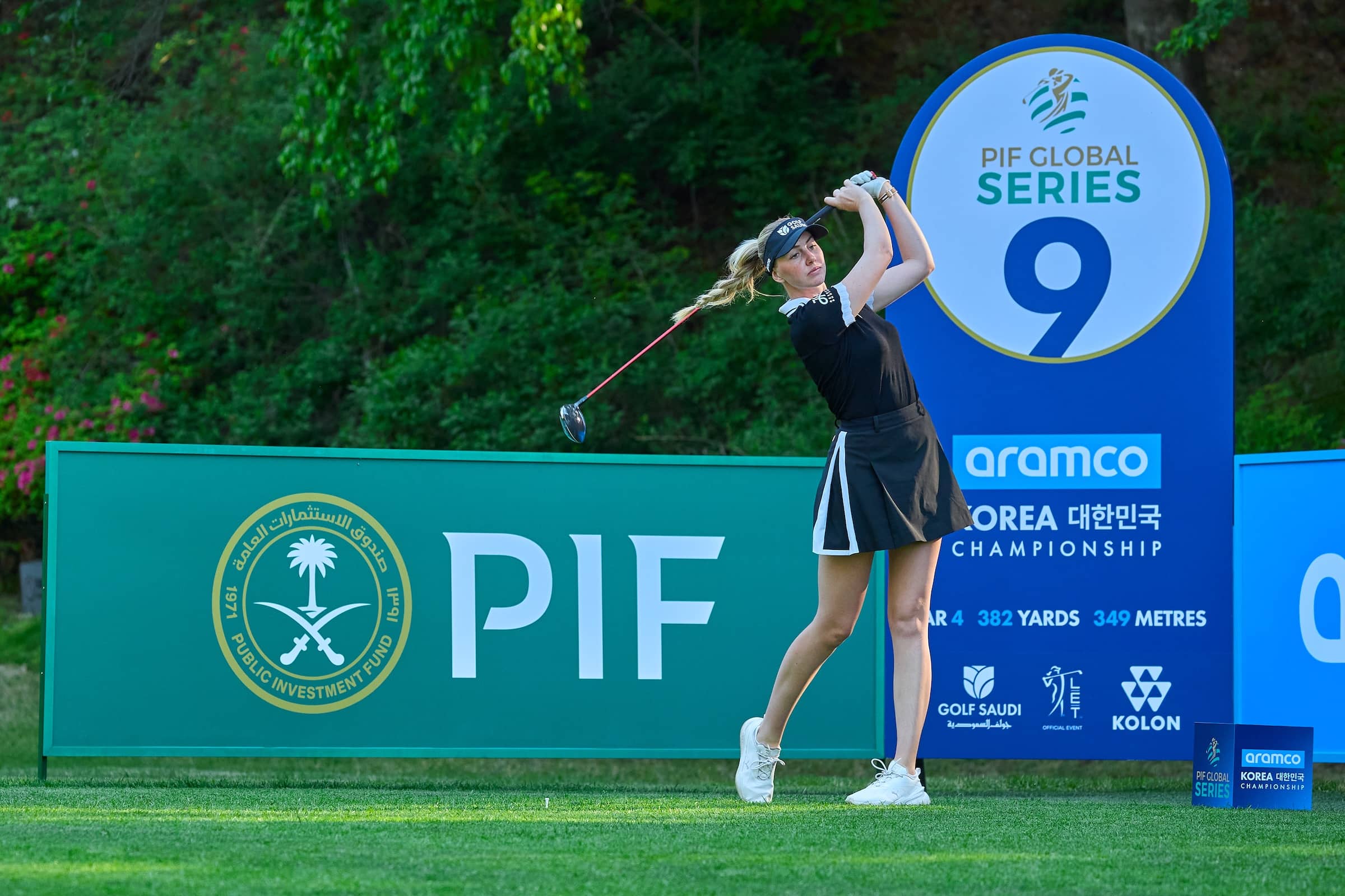 Olivia Cowan pictured at New Korea Country Club