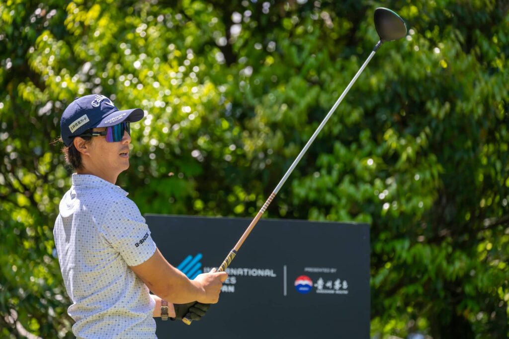 Ryo Ishikawa of Japan pictured during the pro-am event ahead of International Series Japan