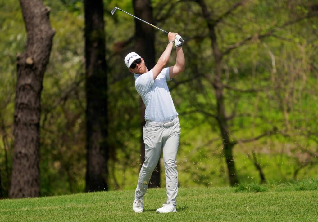 Scott Vincent pictured during Round Two of the 2025 GS Caltex Maekyung Open
