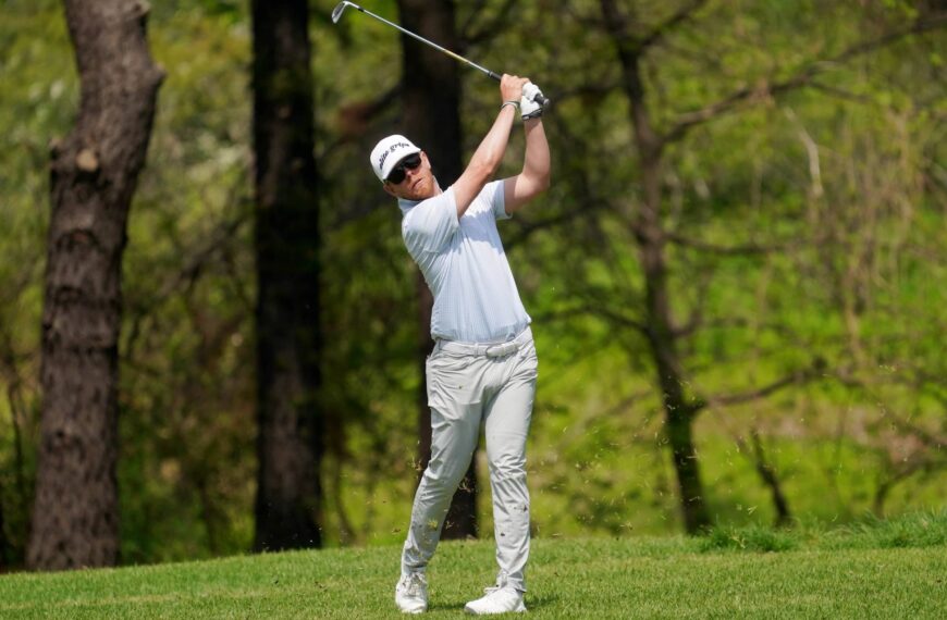 Scott Vincent pictured during Round Two of the 2025 GS Caltex Maekyung Open