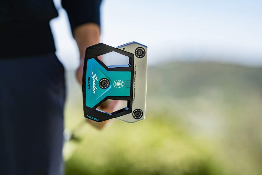 TaylorMade Spider ZT Putter in hand On-Course