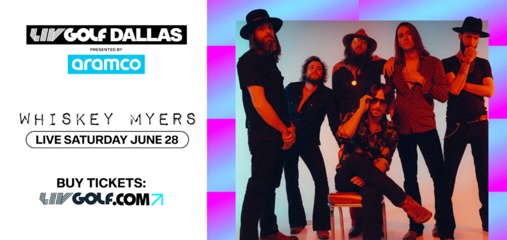 Whiskey Myers LIV Golf Music Dallas