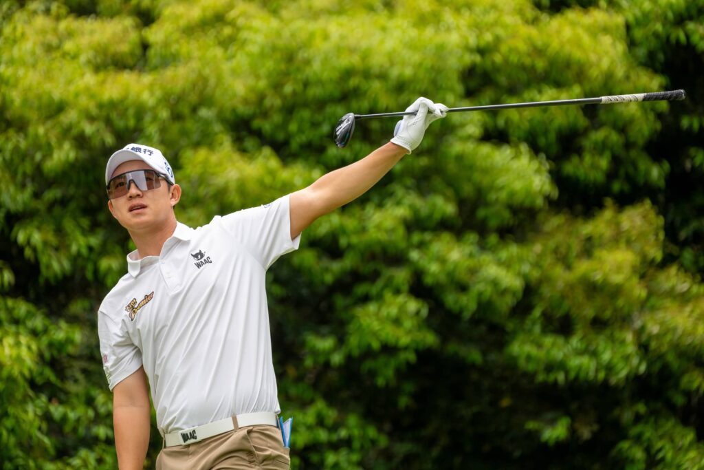 Korea's Younghan Song carded a four-under 67 to sit tied second, one shot behind Herbert at the halfway stage of International Series Japan