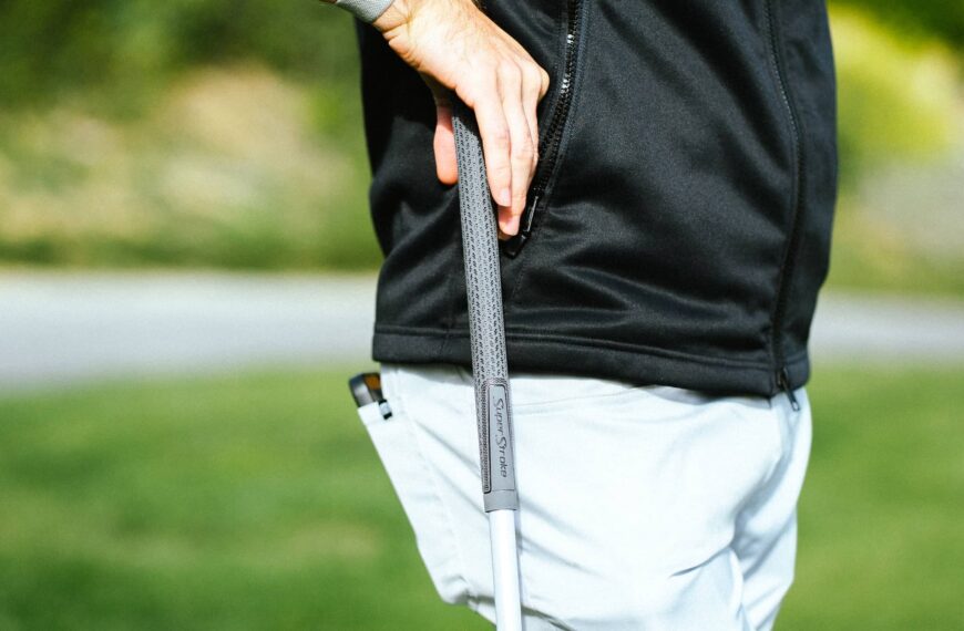 Golfer leans on SuperStroke Gripped Club