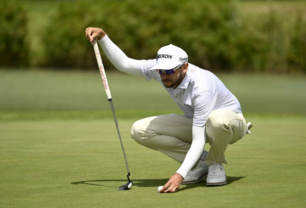 John Catlin of the USA pictured during round two of International Series Morocco in 2024 at Royal Golf Dar Es Salam (Red Course)