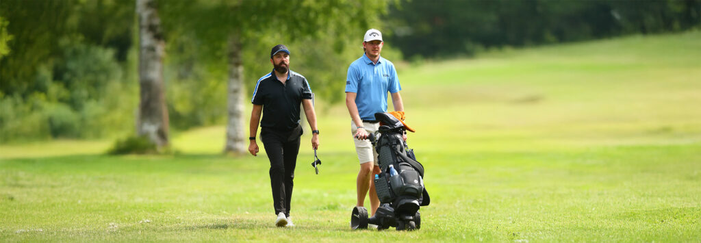 Rick Shiels on the golf course