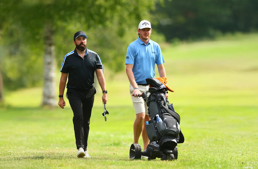 Rick Shiels on the golf course
