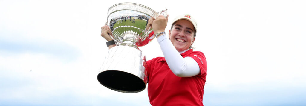 Spain’s Paula Martin Sampedro won The 122nd Women’s Amateur Championship at Nairn