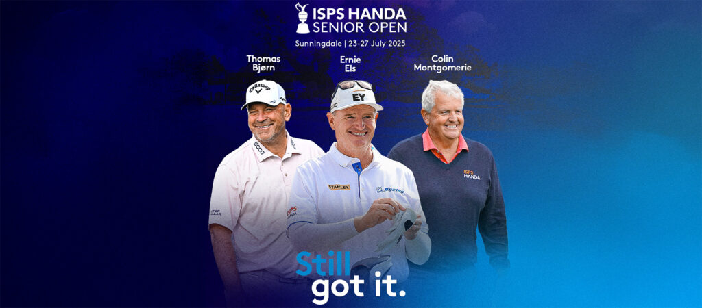 Thomas Bjørn, Ernie Els and Colin Montgomerie