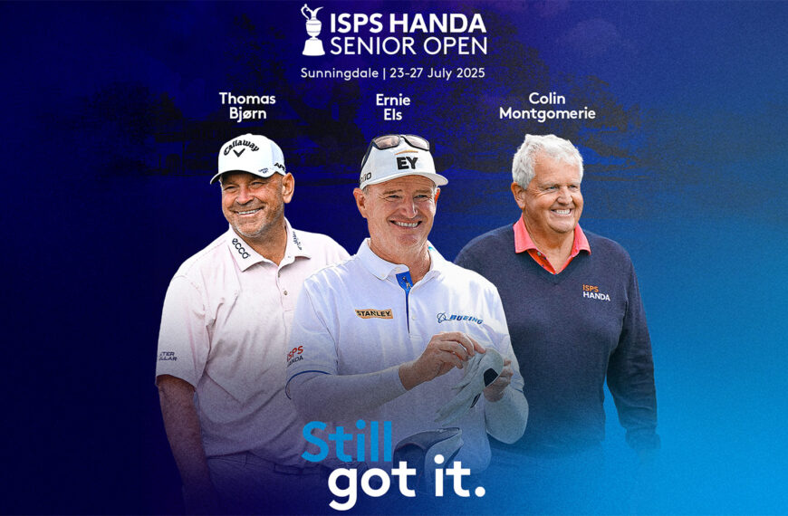 Thomas Bjørn, Ernie Els and Colin Montgomerie